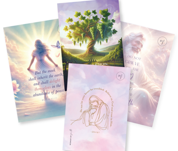 bible verse card deck feminine