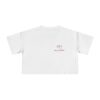 'All Is Well' Floral Crop Tee - Image 2