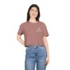 'All Is Well' Floral Crop Tee - Image 6