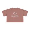 'All Is Well' Floral Crop Tee - Image 5