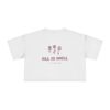 'All Is Well' Floral Crop Tee
